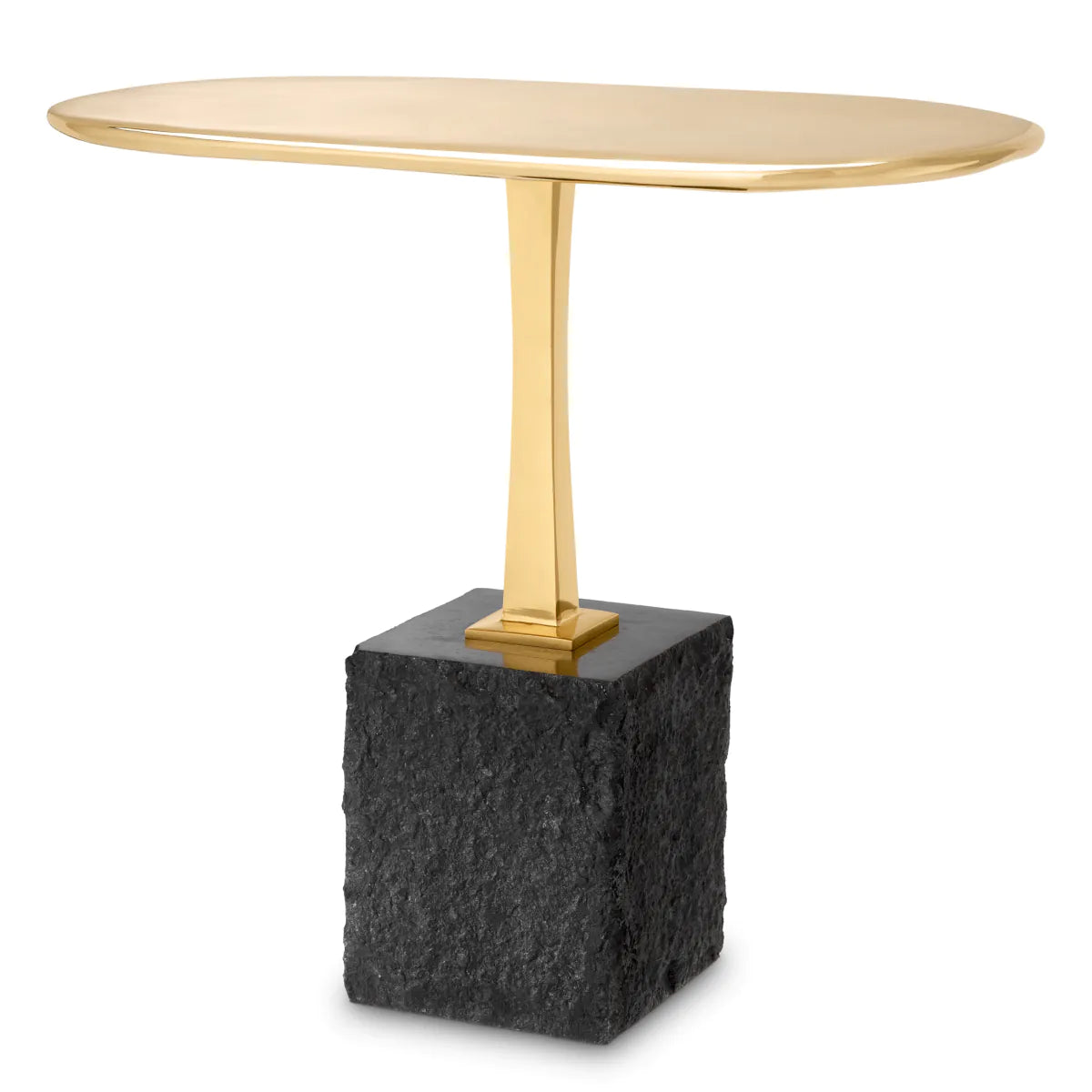 Gold Modern Side Table Kayan | Eichholtz Miami