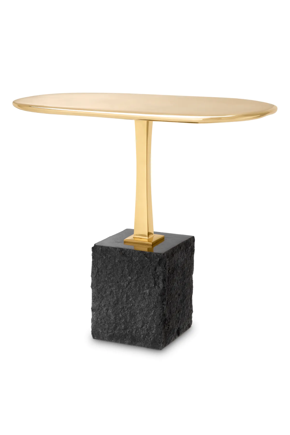 Gold Modern Side Table Kayan | Eichholtz Miami