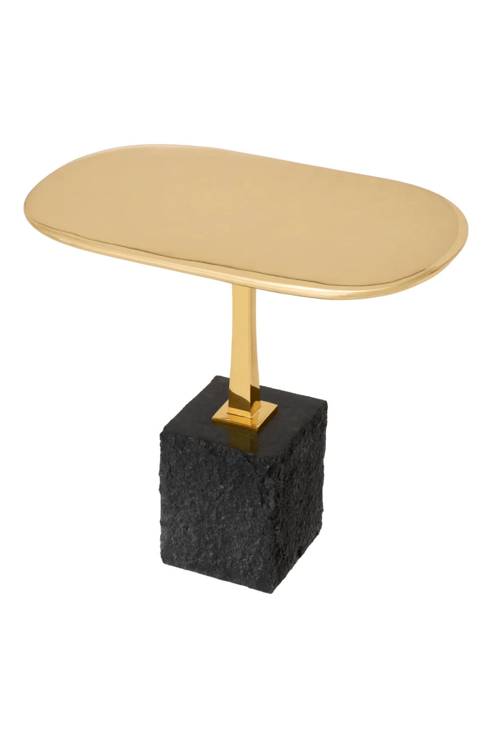 Gold Modern Side Table Kayan | Eichholtz Miami