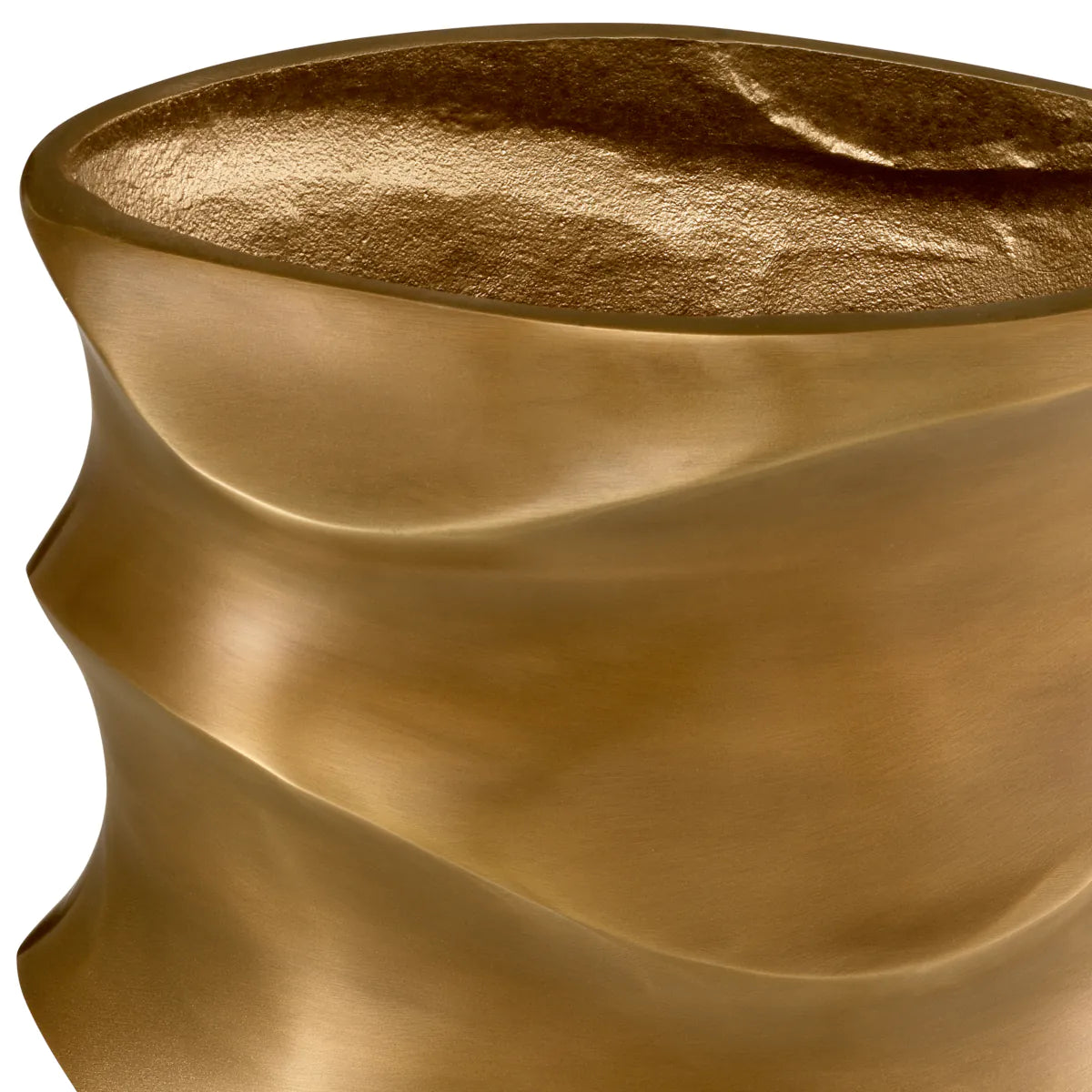 Modern Metallic Vase Rapho | Eichholtz Miami