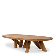 Oval Oak Coffeee Table Bayshore | Eichholtz Miami