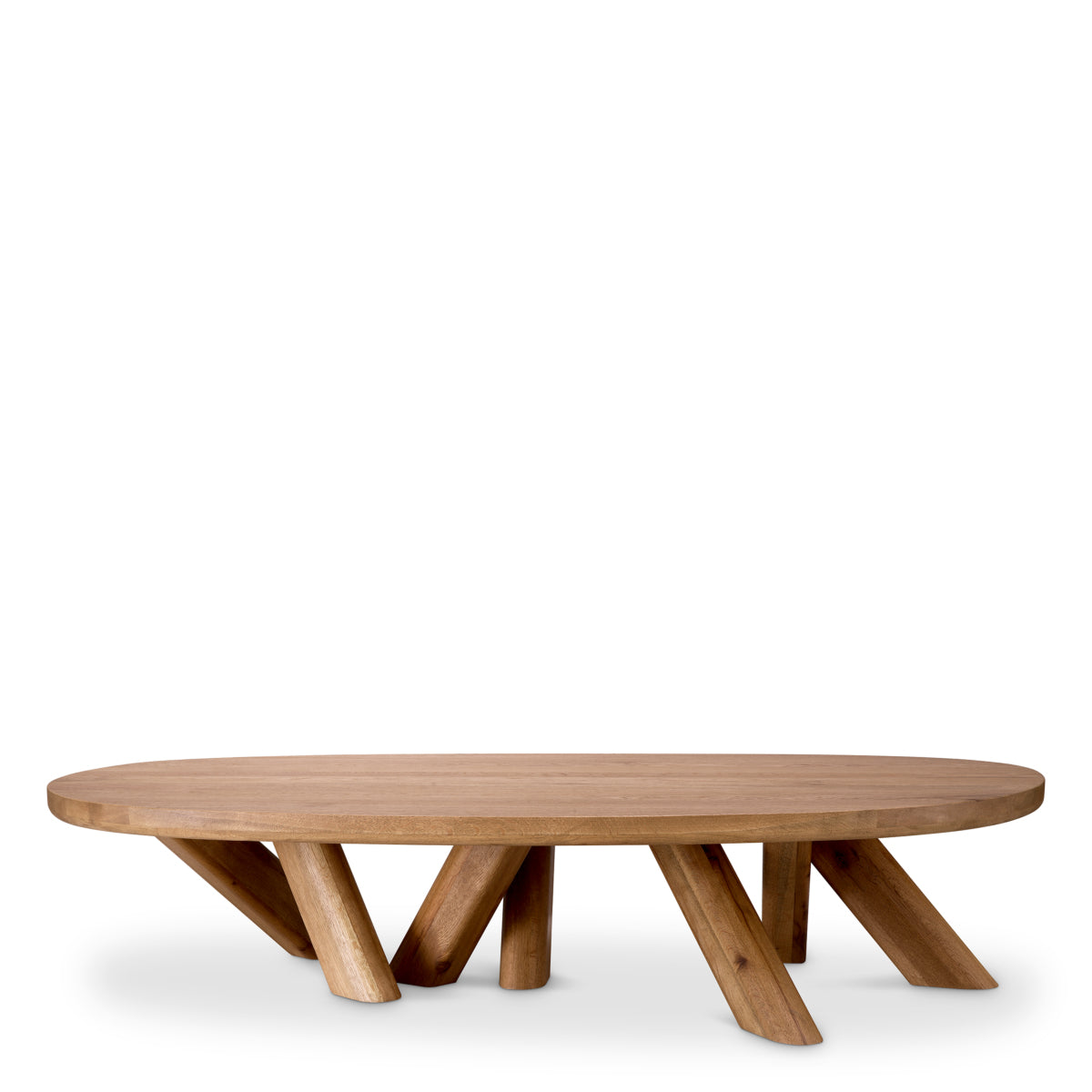 Oval Oak Coffeee Table Bayshore | Eichholtz Miami