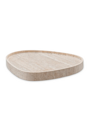 Beige Travertine Tray Arman | Eichholtz Miami