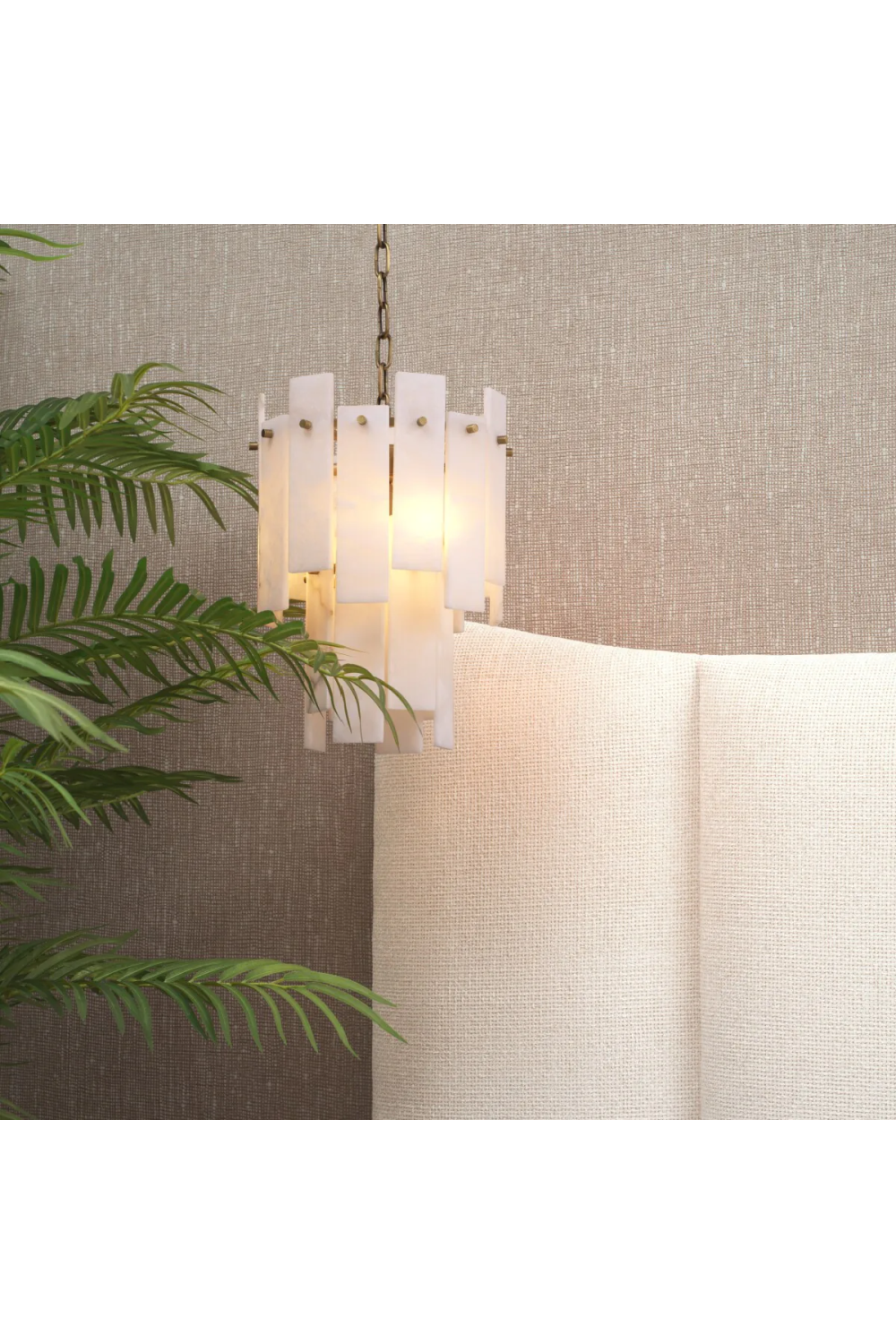 Alabaster Sheet Chandelier Acevedo | Eichholtz Miami