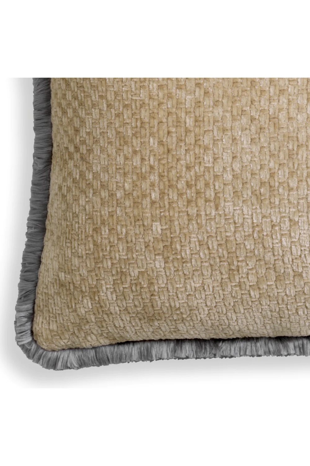 Fringed Minimalist Lumbar Pillow Paia | Eichholtz Miami