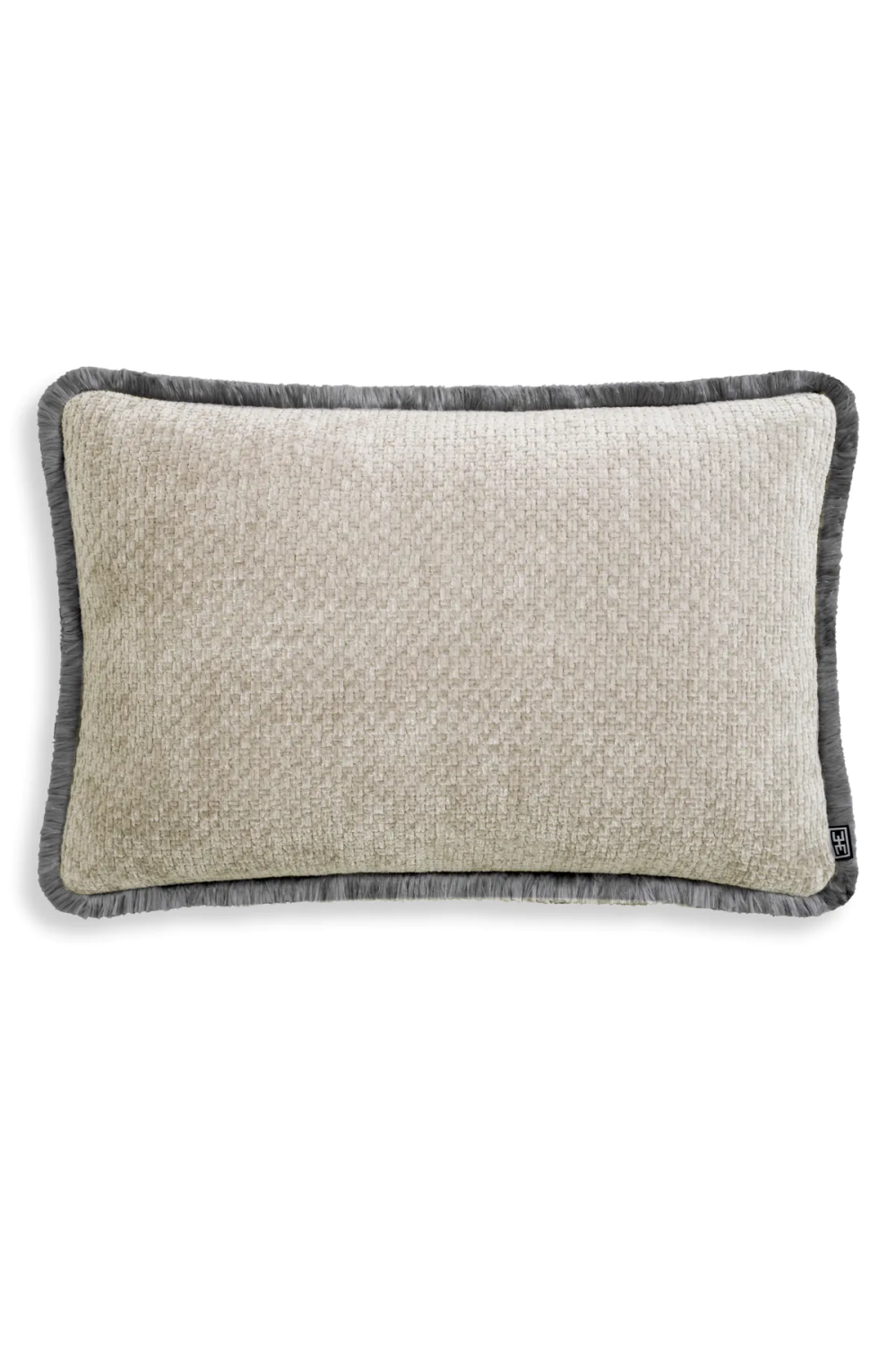 Fringed Minimalist Lumbar Pillow Paia | Eichholtz Miami