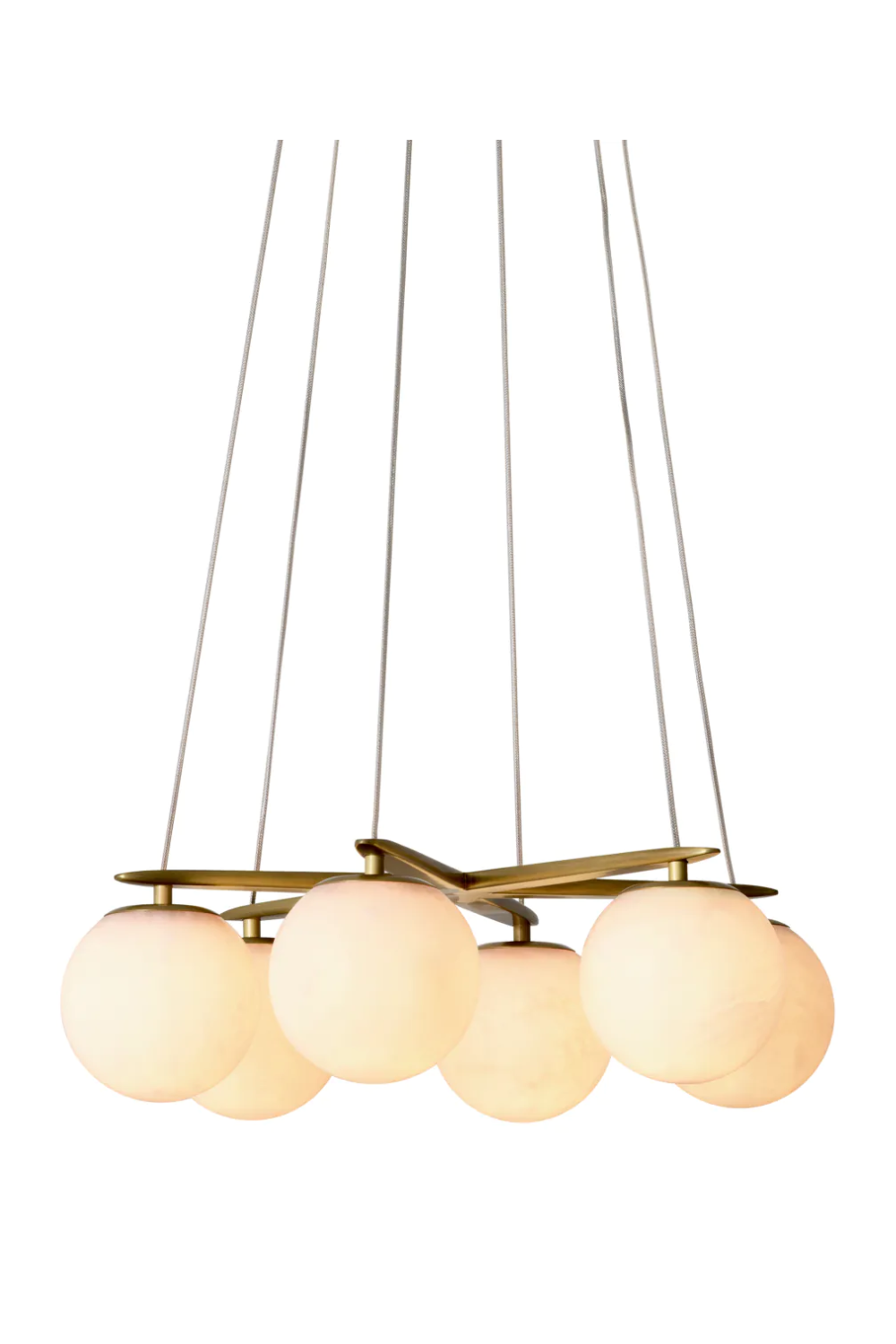Alabaster Globes Chandelier Morro | Eichholtz Miami