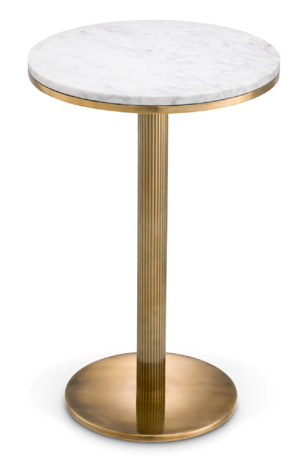 White Marble Side Table Tavolara | Eichholtz Miami