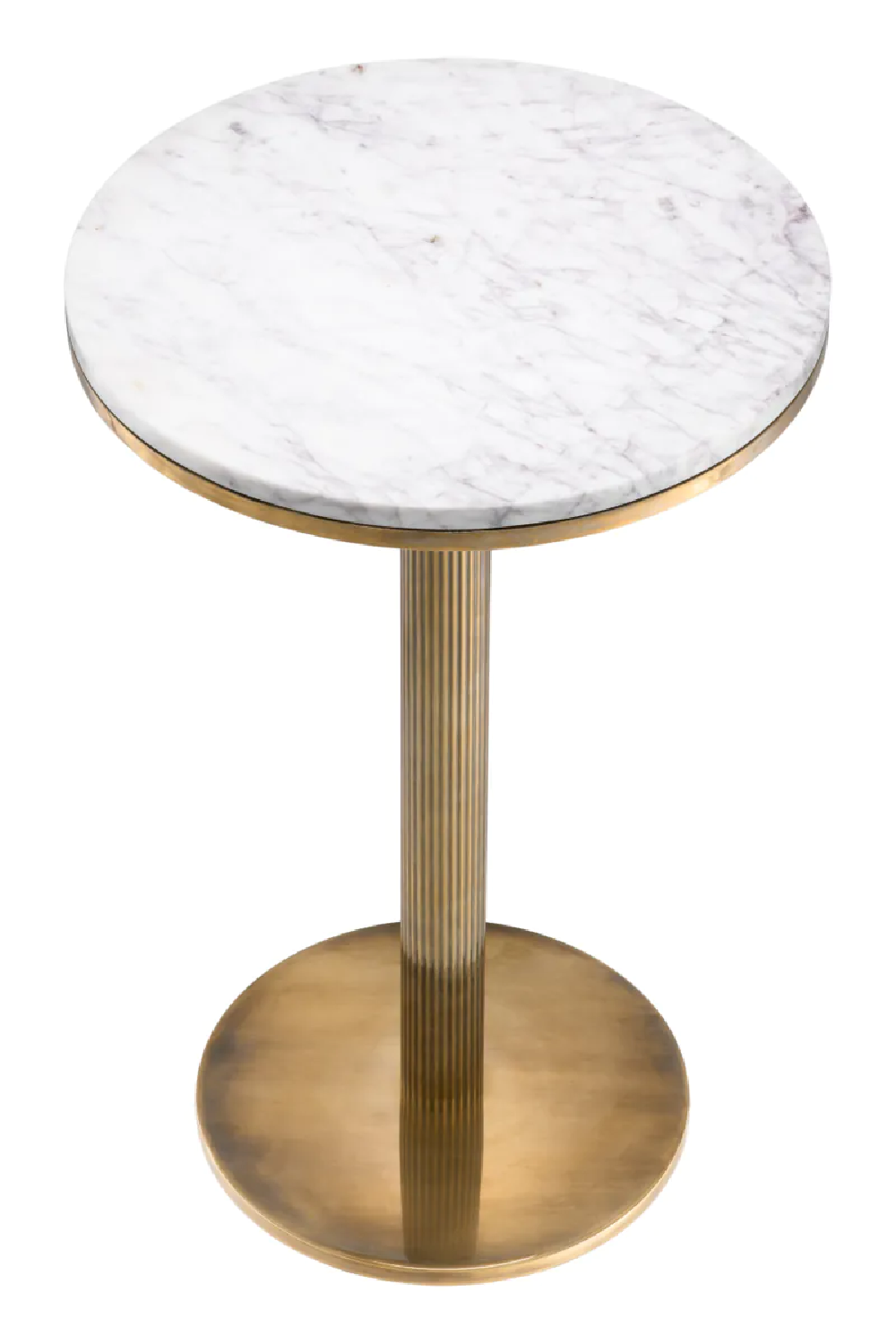 White Marble Side Table Tavolara | Eichholtz Miami