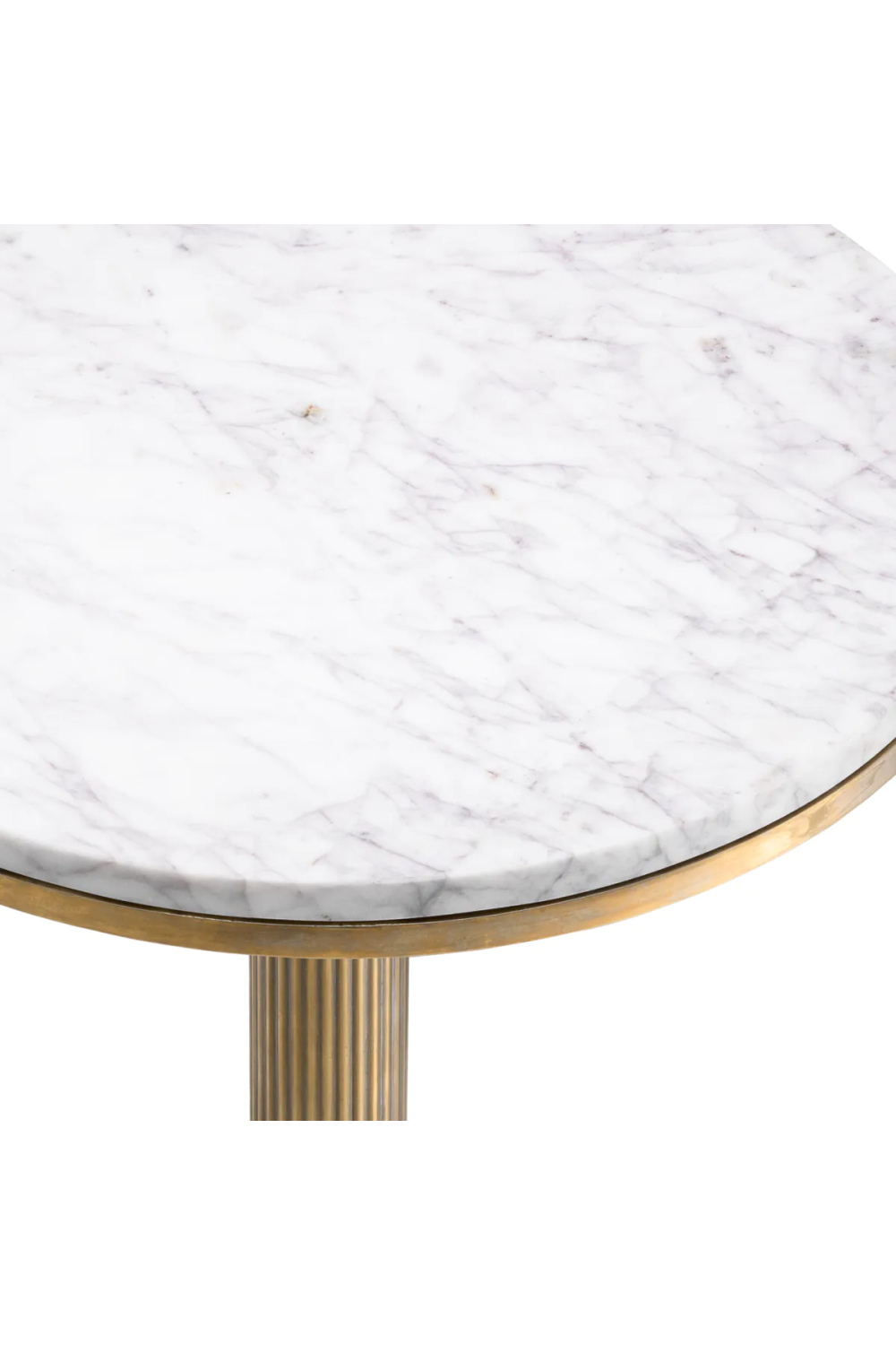 White Marble Side Table Tavolara | Eichholtz Miami