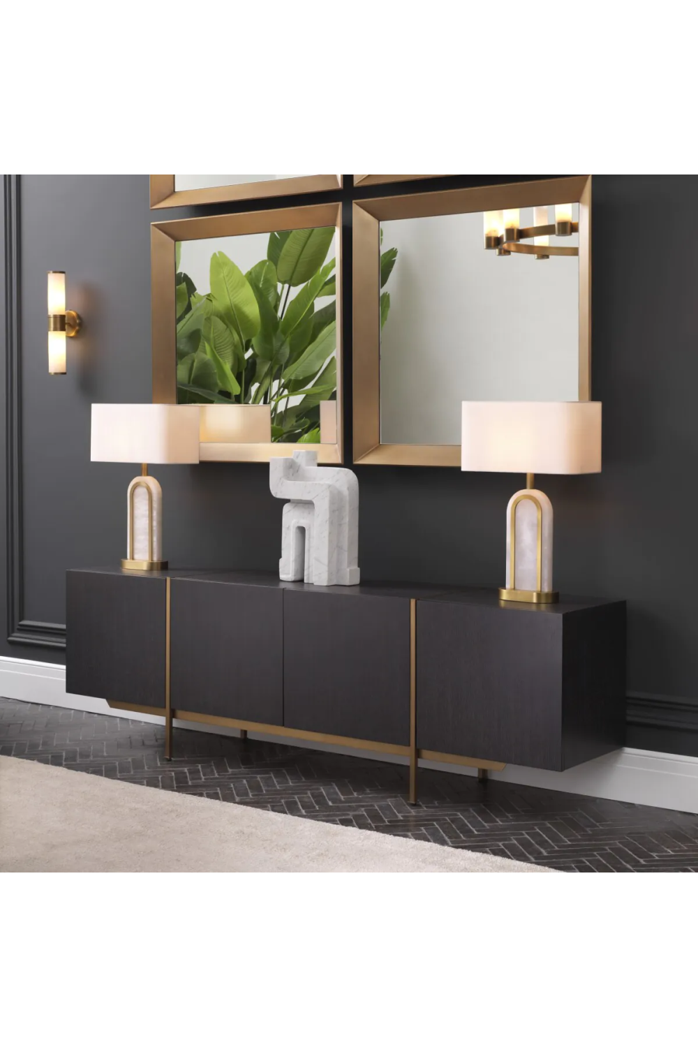 Charcoal Oak Dresser Bazilian | Eichholtz Miami