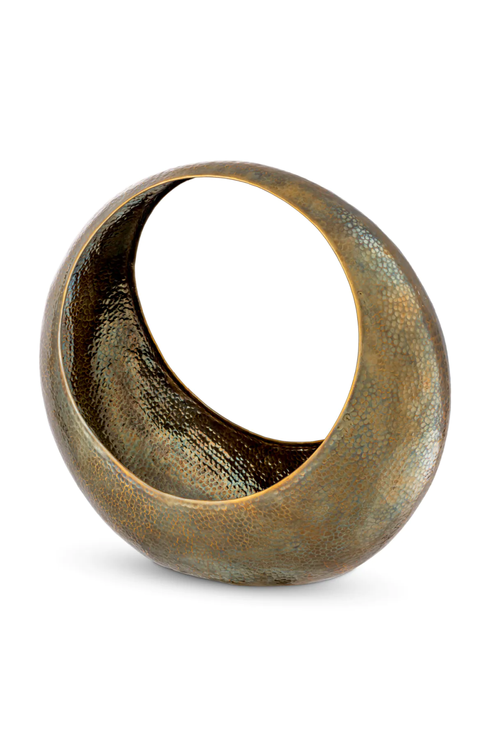 Circular Brass Wine Cooler Leung | Eichholtz Miami