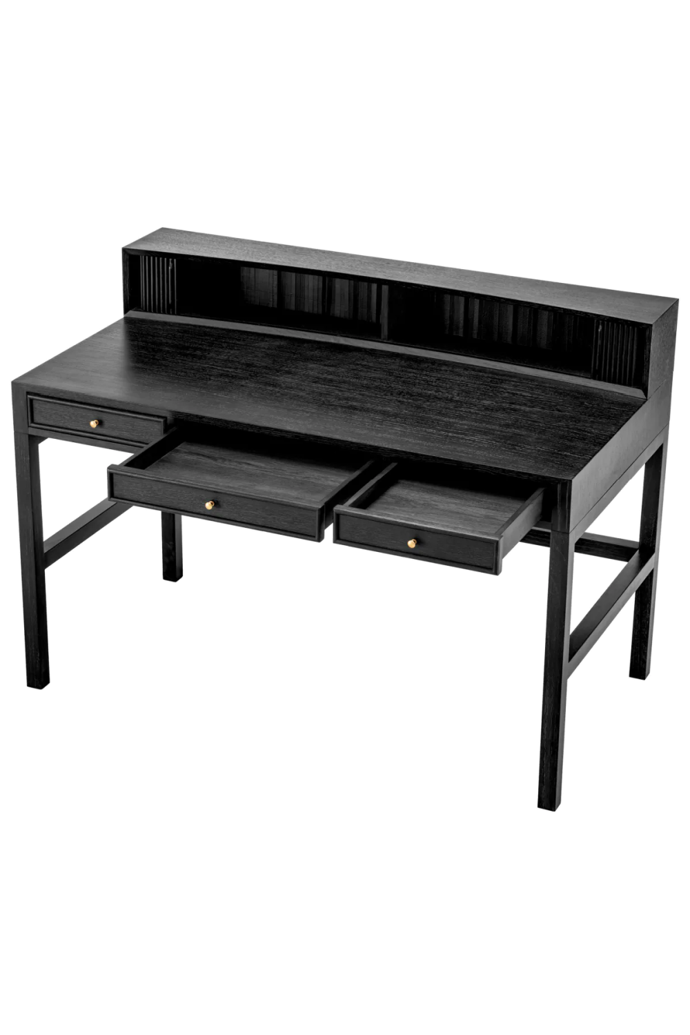 Dark Gray Oak Desk Otranto | Eichholtz Miami