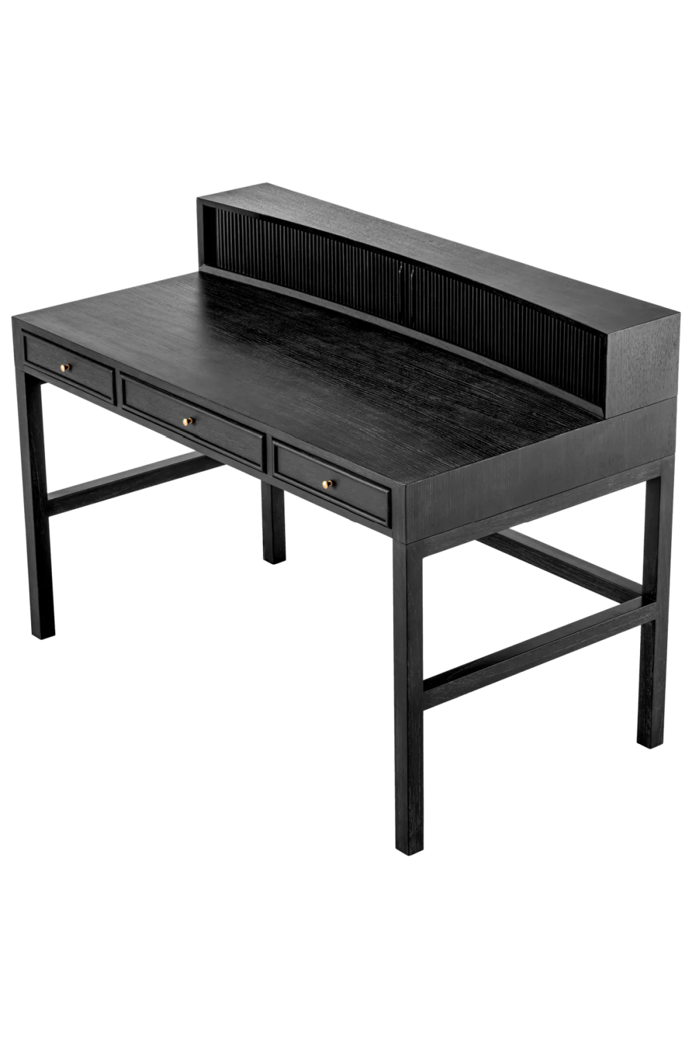 Dark Gray Oak Desk Otranto | Eichholtz Miami