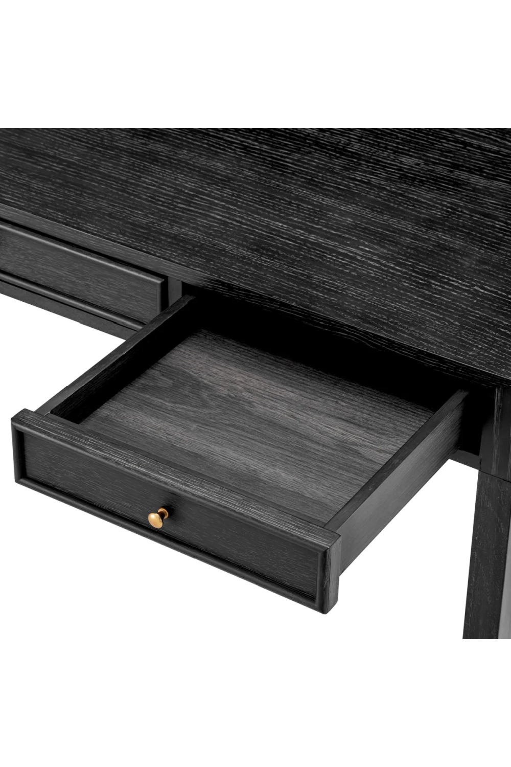 Dark Gray Oak Desk Otranto | Eichholtz Miami
