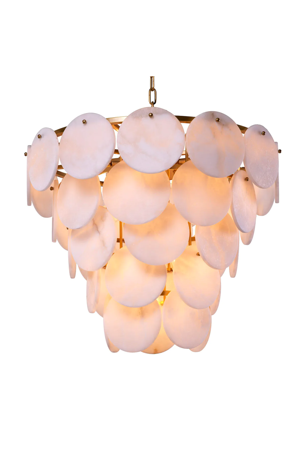 Tiered Alabaster Chandelier Clementina | Eichholtz Miami