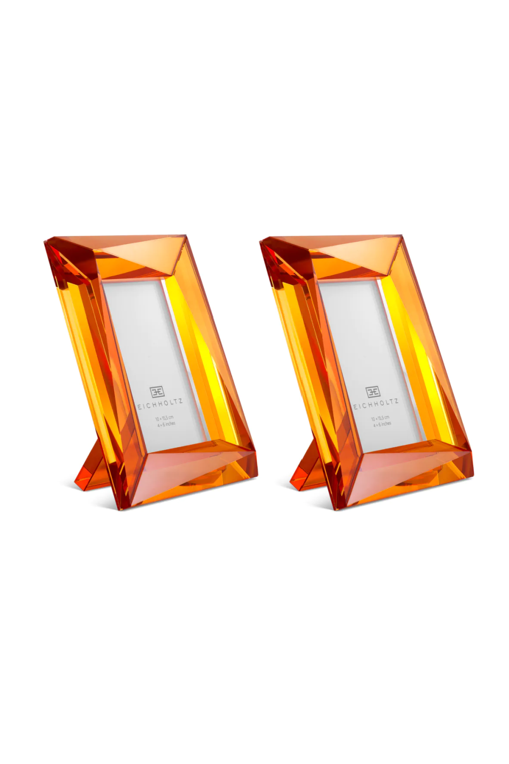 Orange Crystal Picture Frame (2) Obliquity | Eichholtz Miami