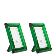 Green Glass Picture Frames (2) Theory | Eichholtz Miami