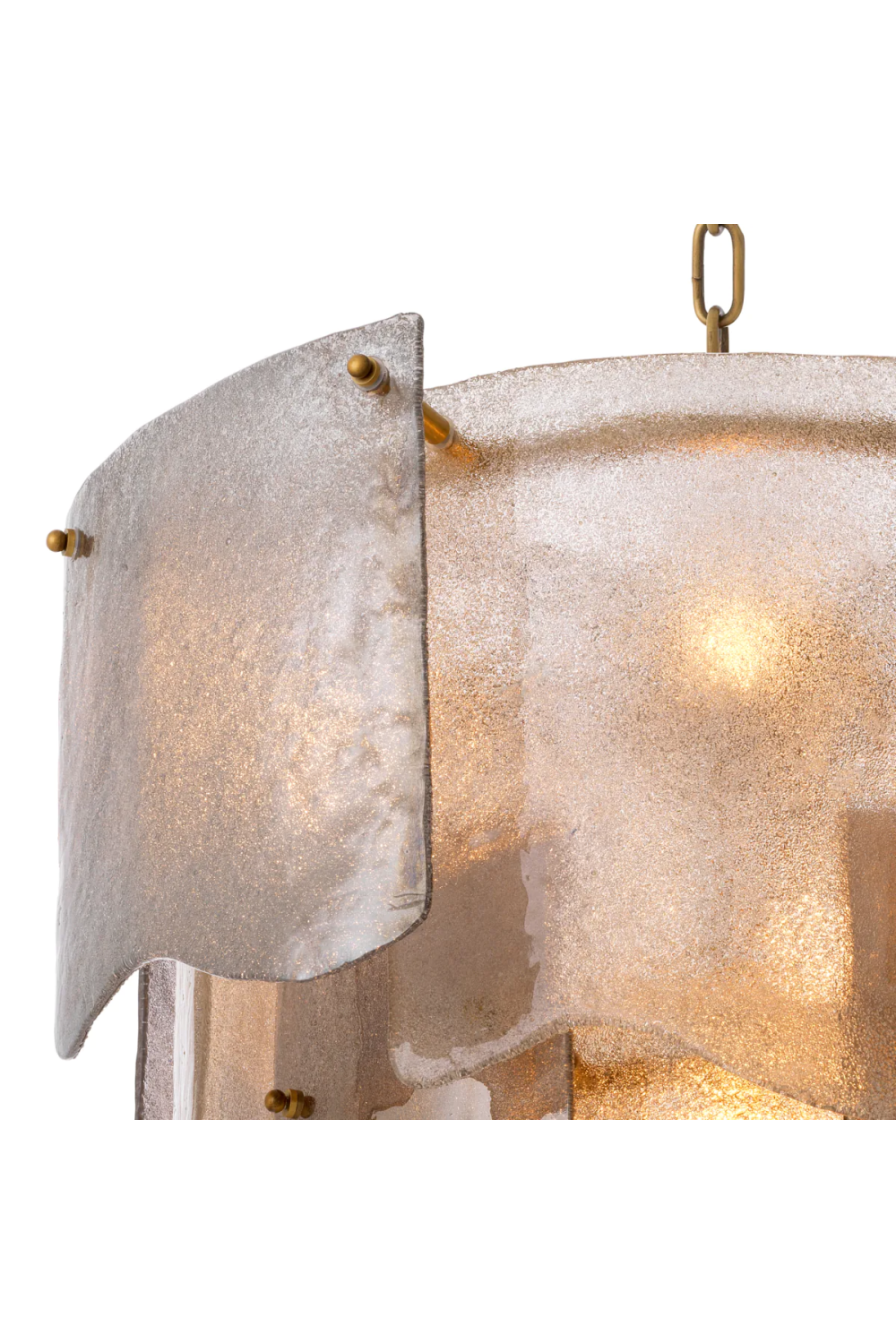 Tiered Glass Modern Chandelier Asinara | Eichholtz Miami