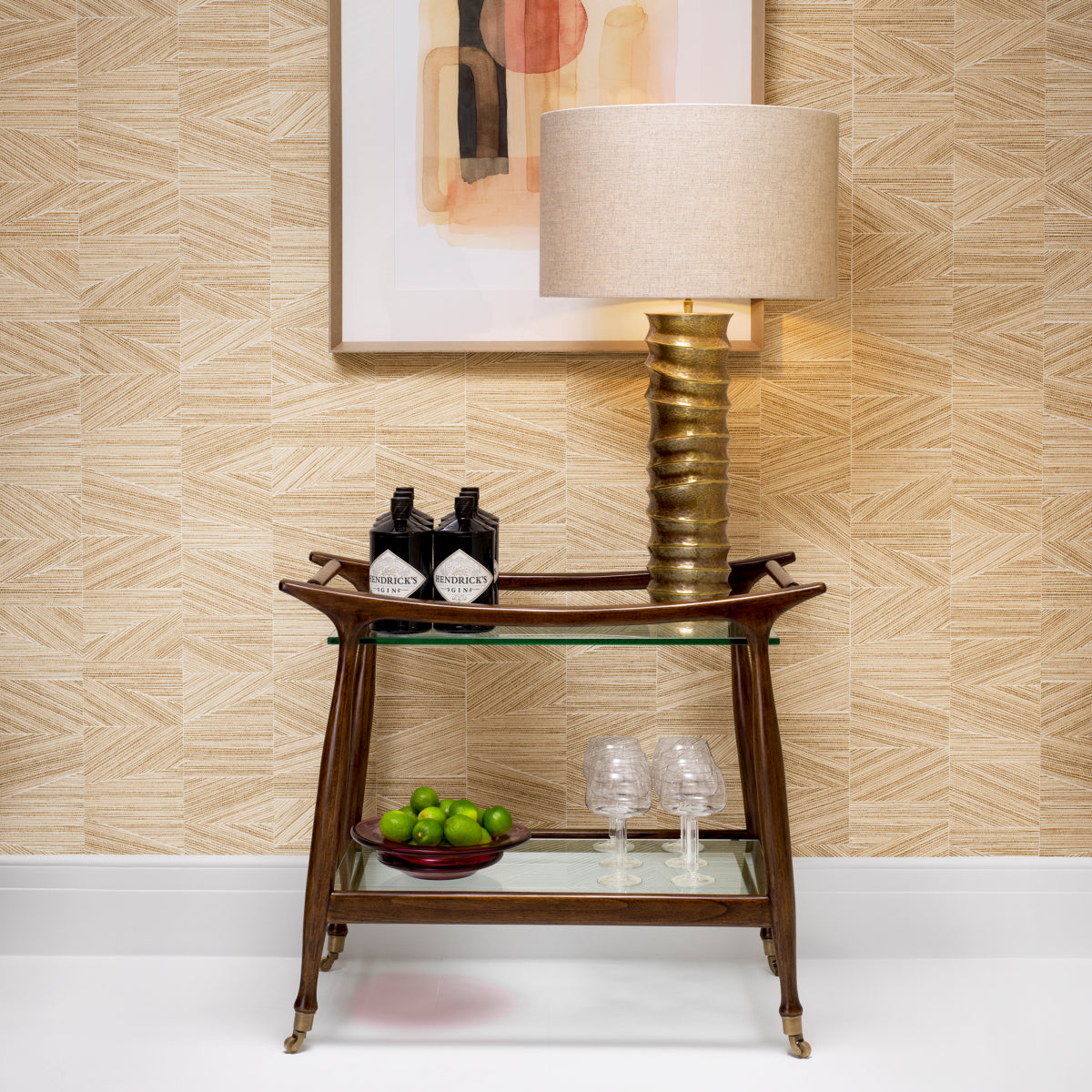 Brown Wooden Trolley Manzo | Eichholtz Miami