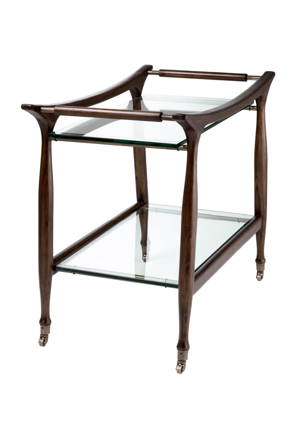 Brown Wooden Trolley Manzo | Eichholtz Miami