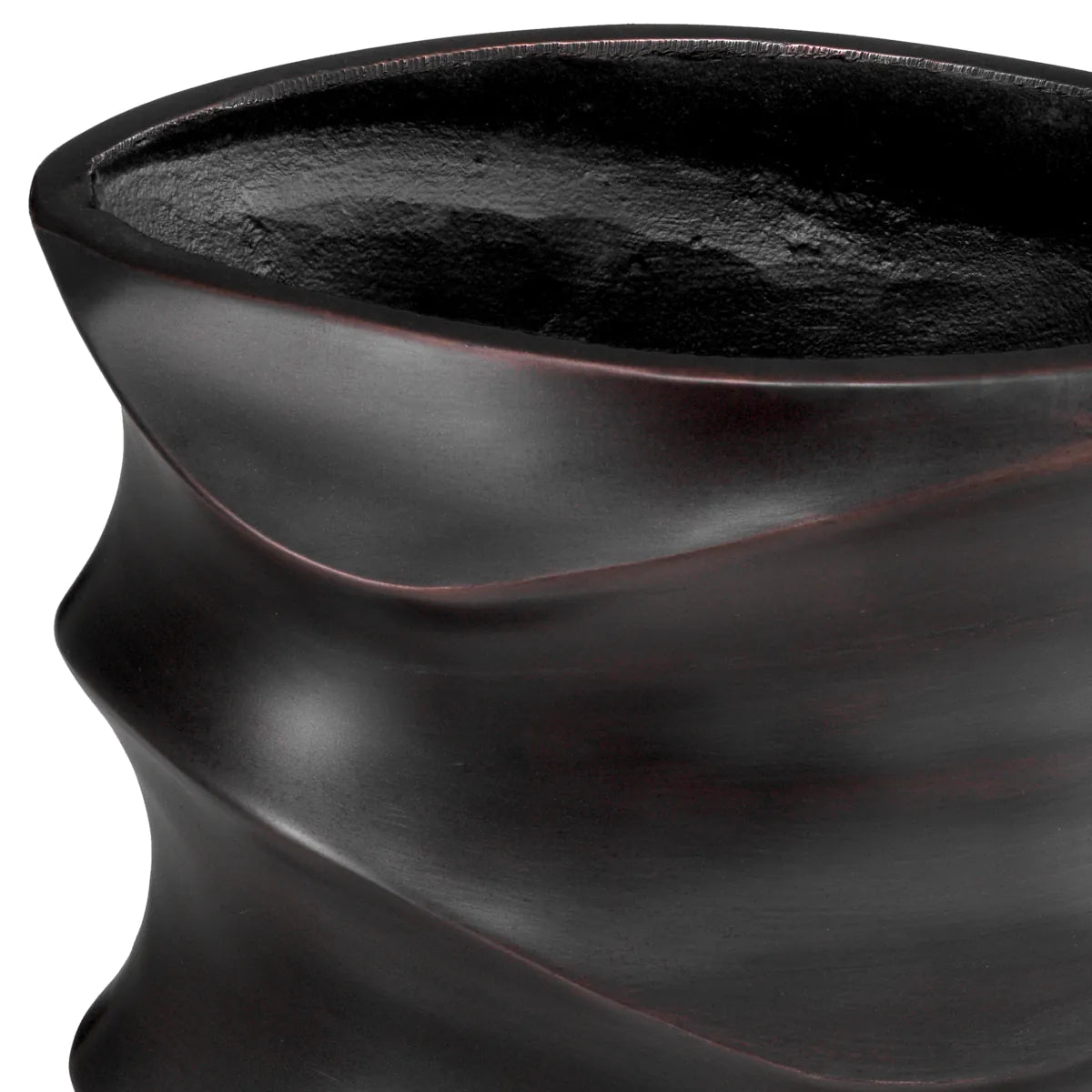 Modern Metallic Vase Rapho | Eichholtz Miami