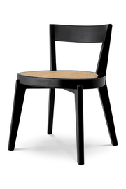 Black Wood Dining Chair Alvear | Eichholtz Miami