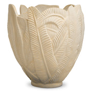 Outdoor Cream Leaf Planter Zanzibar | Eichholtz Miami