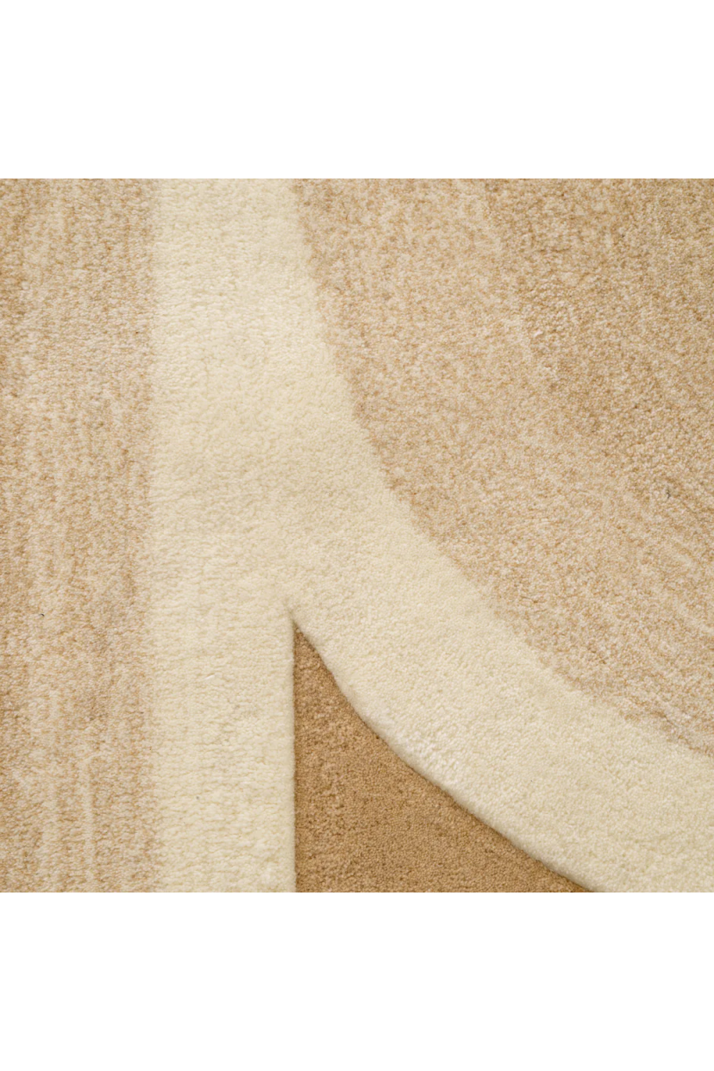Beige Hand-Tufted Wool Carpet Marsala | Eichholtz Miami