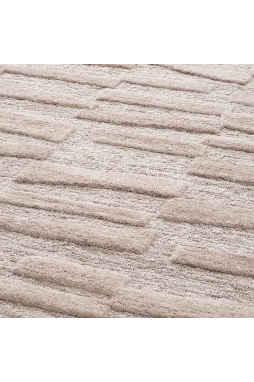 Beige Wool Carpet Sestri | Eichholtz Miami