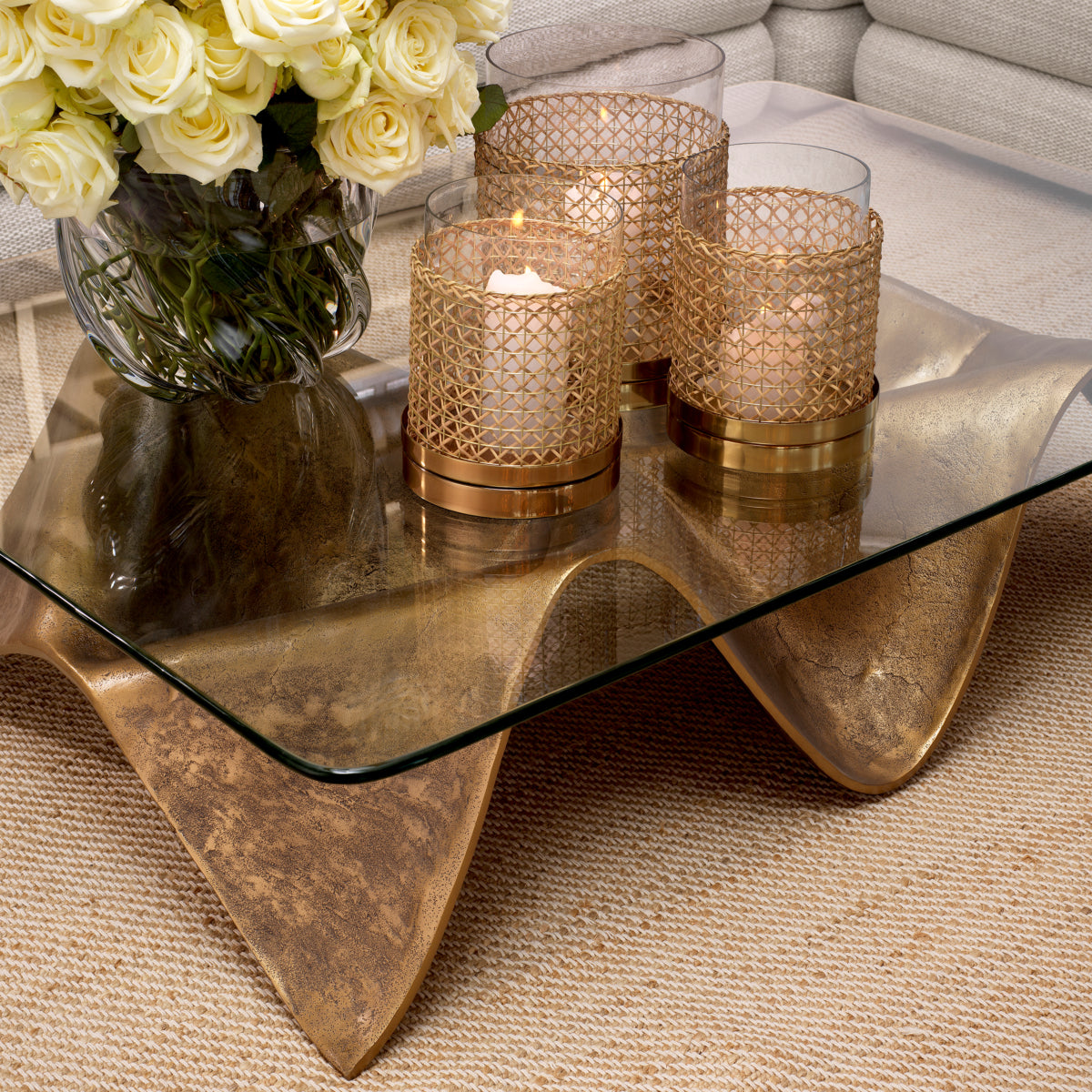 Wavy Vintage Coffee Table Angelico | Eichholtz Miami