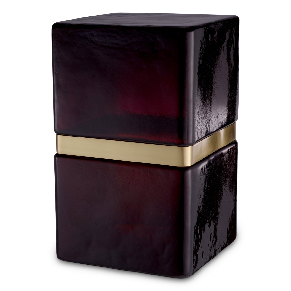 Black Glass Side Table Arturo | Eichholtz Miami