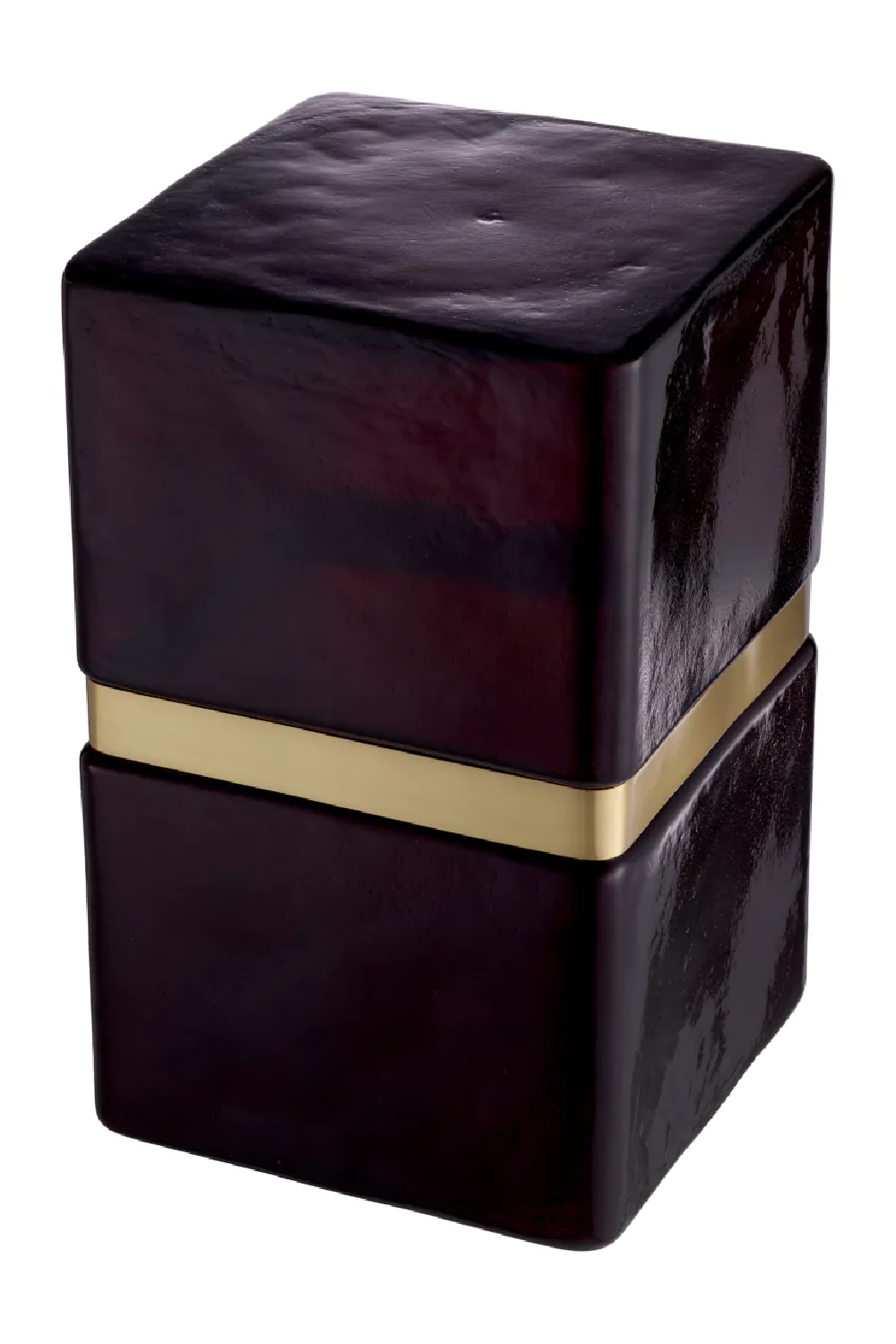 Black Glass Side Table Arturo | Eichholtz Miami