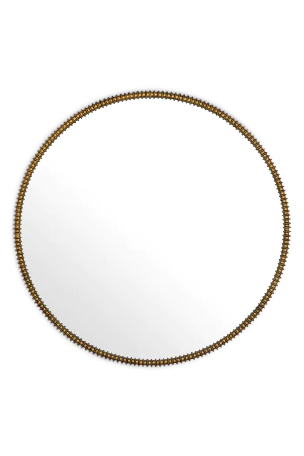 Round Vintage Brass Mirror Vezzola | Eichholtz Miami