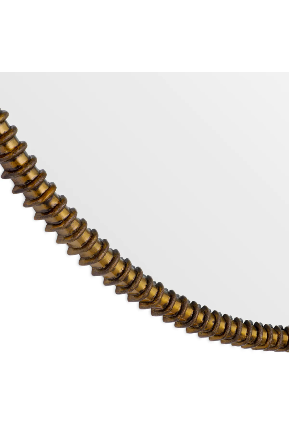 Round Vintage Brass Mirror Vezzola | Eichholtz Miami