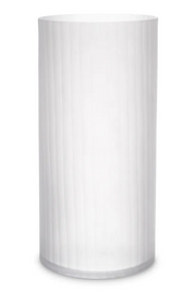 White Frosted Glass Vase Haight | Eichholtz Miami
