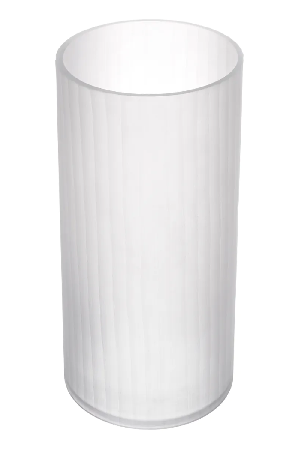 White Frosted Glass Vase Haight | Eichholtz Miami