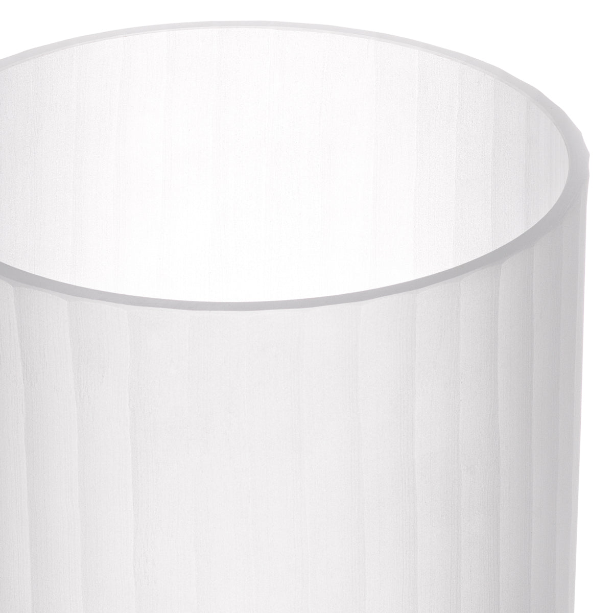 White Frosted Glass Vase Haight | Eichholtz Miami