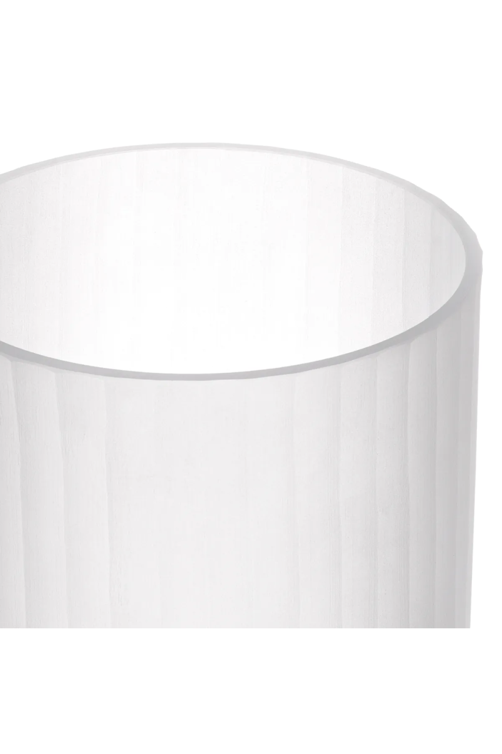 White Frosted Glass Vase Haight | Eichholtz Miami