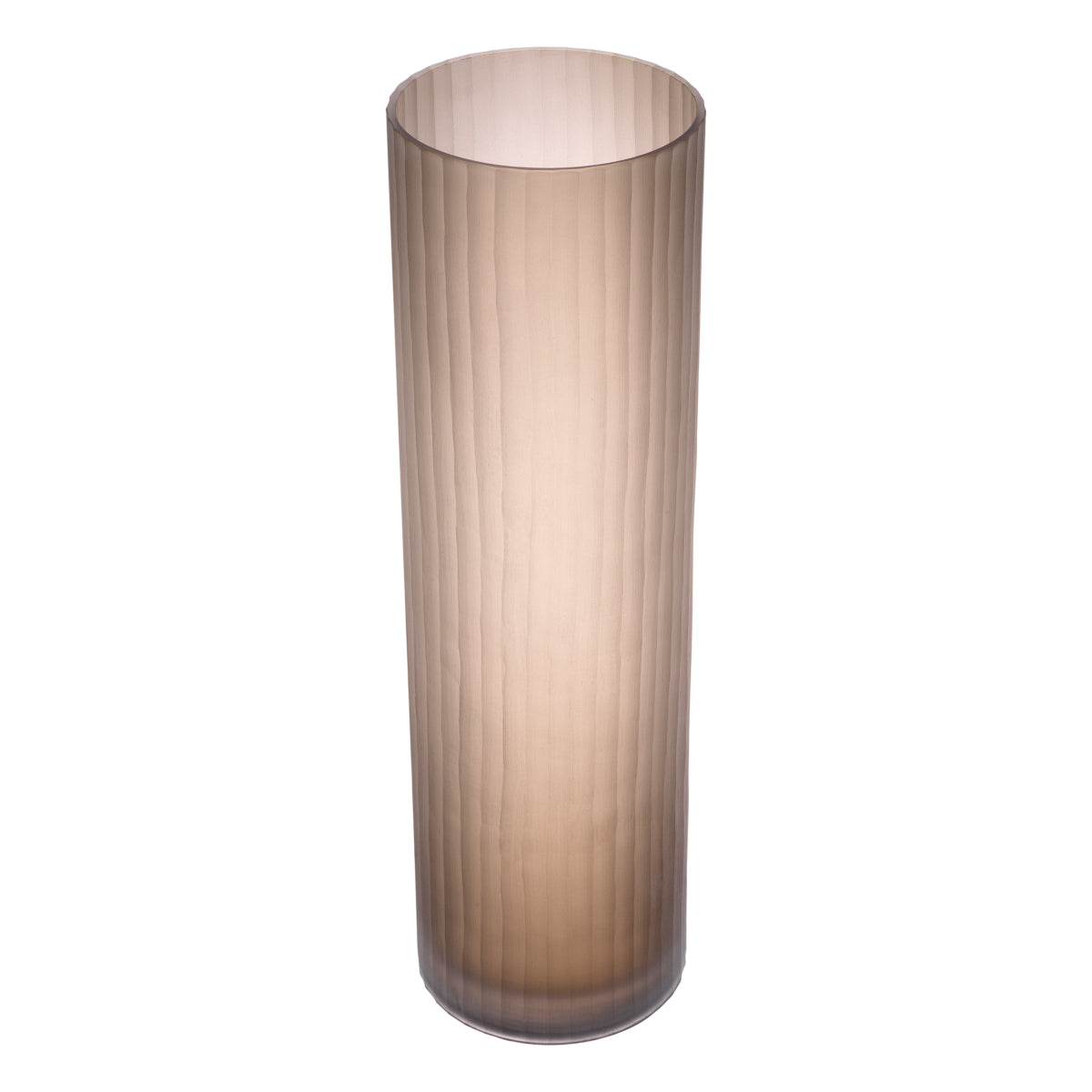 Brown Frosted Glass Vase Haight | Eichholtz Miami