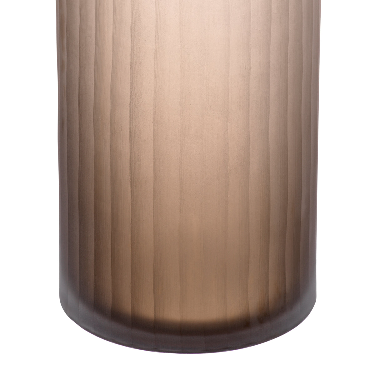 Brown Frosted Glass Vase Haight | Eichholtz Miami