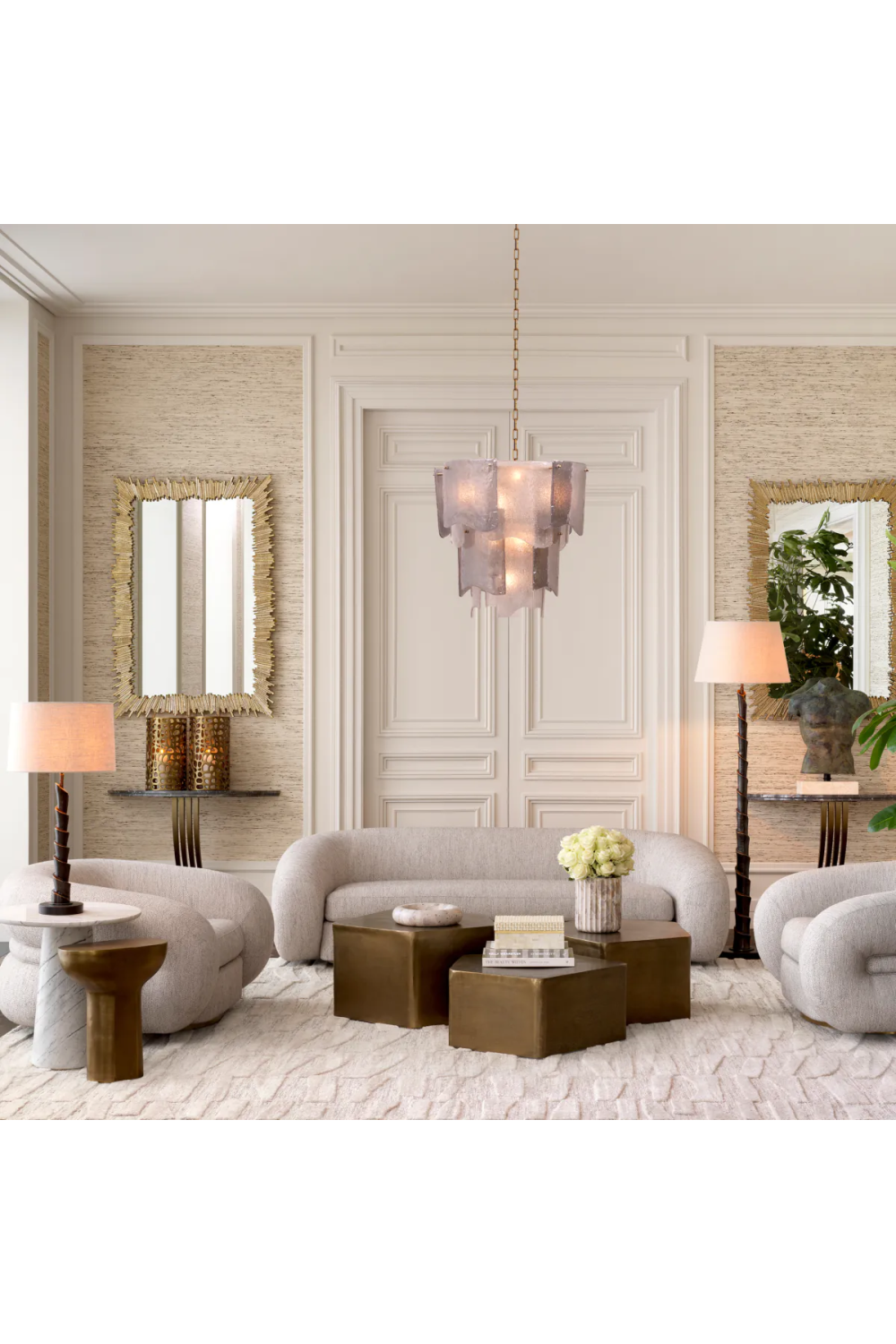 Gold-Framed Mirror Bryant | Eichholtz Miami