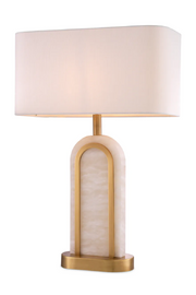 Arc Alabaster Table Lamp Palladio | Eichholtz Miami