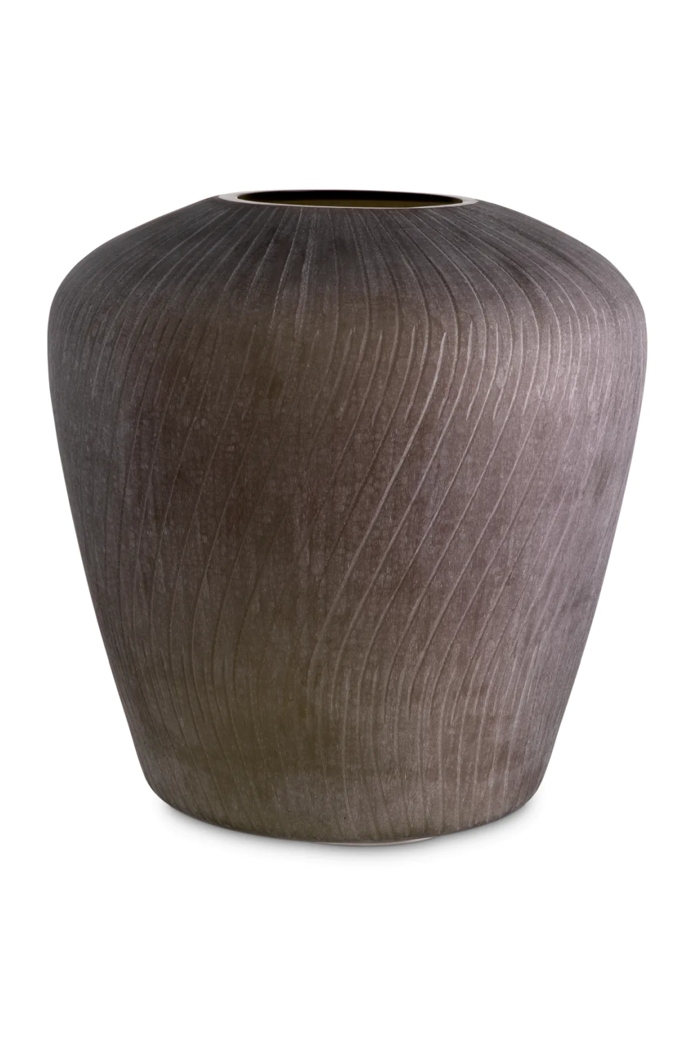 Brown Handblown Vase Tarlow | Eichholtz Miami