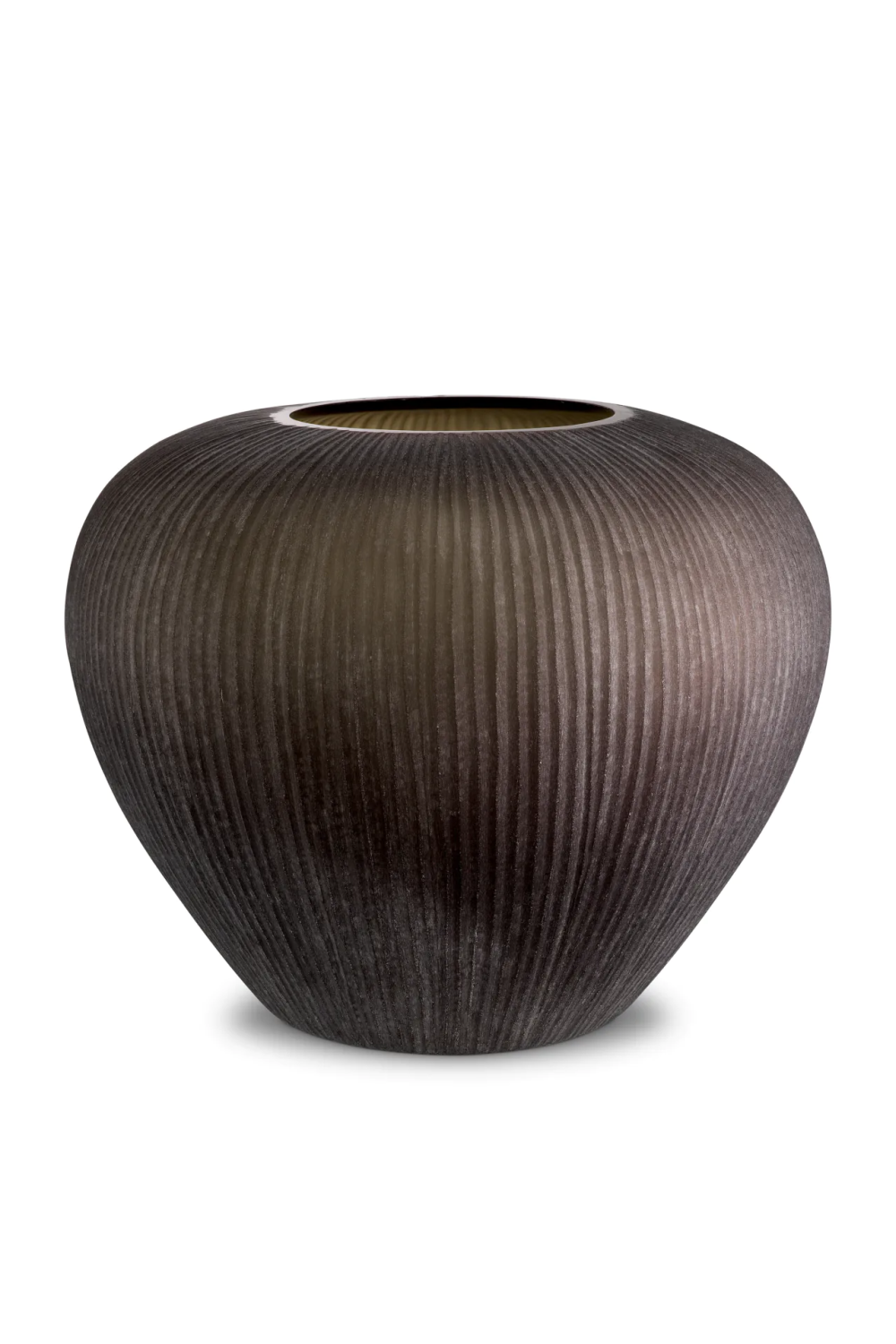 Brown Glass Vase Bayly | Eichholtz Miami