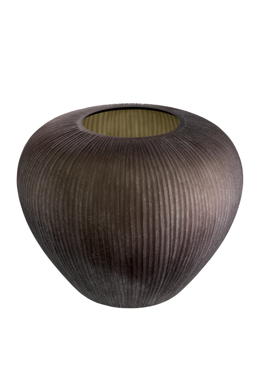 Brown Glass Vase Bayly | Eichholtz Miami