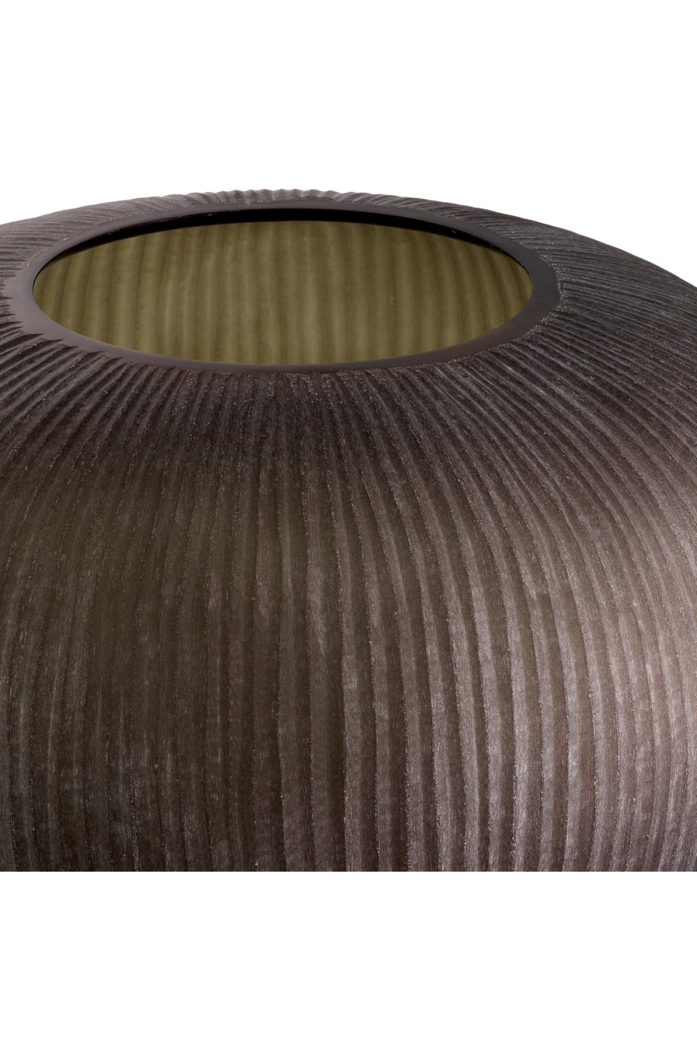 Brown Glass Vase Bayly | Eichholtz Miami