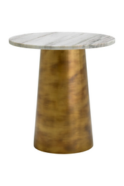 White Marble Side Table Nuova | Eichholtz Miami