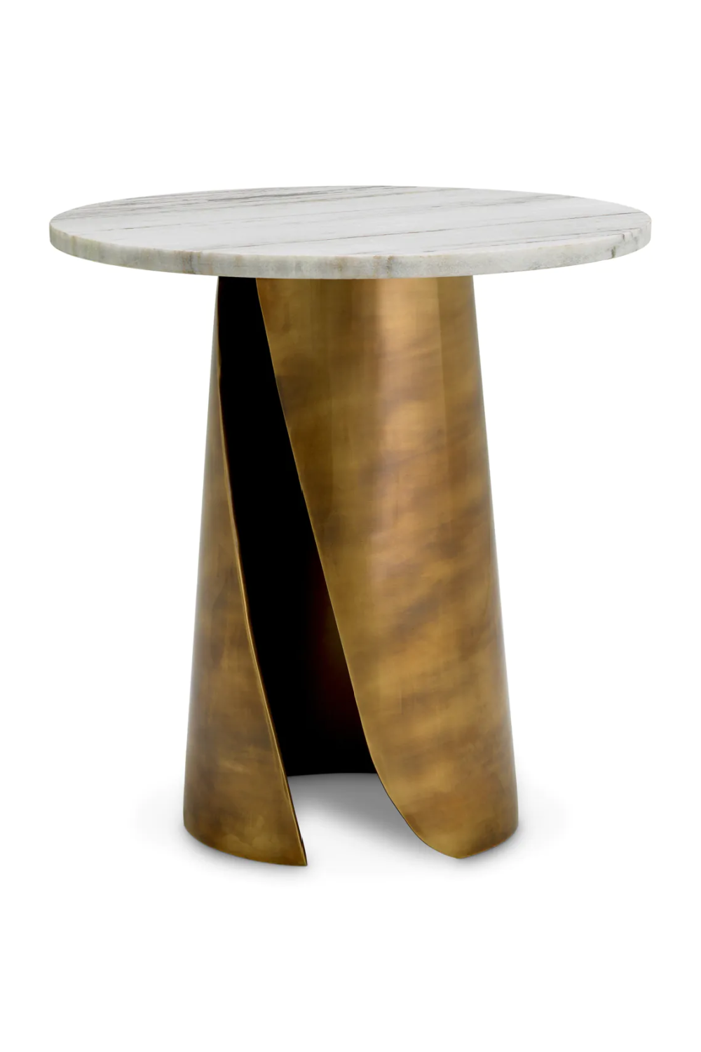 White Marble Side Table Nuova | Eichholtz Miami