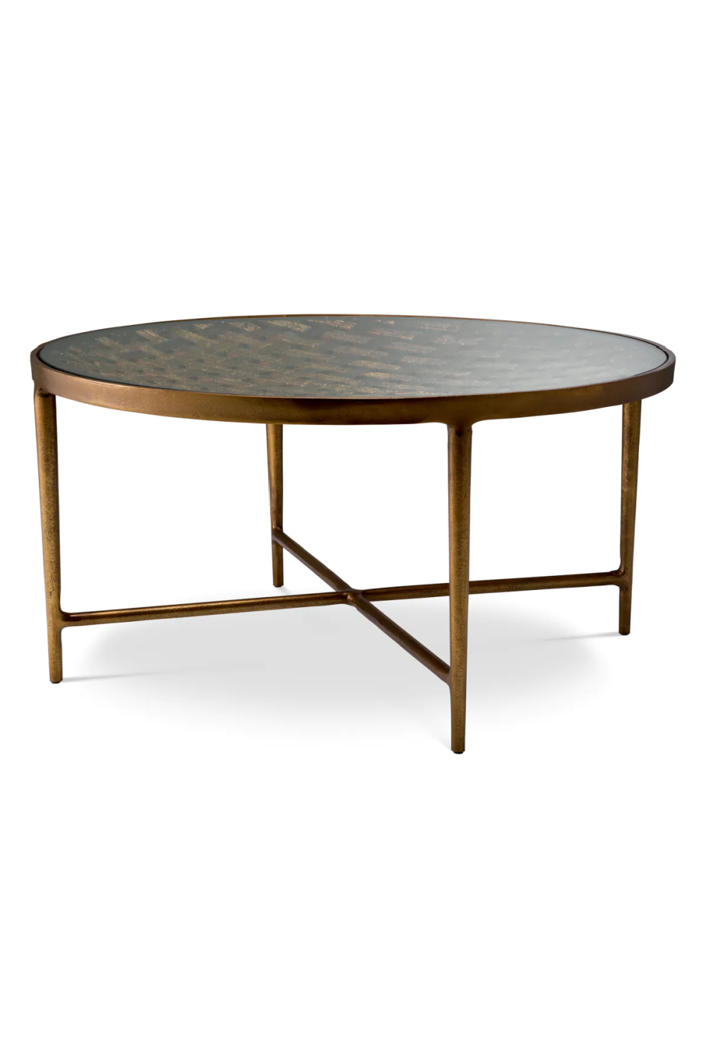 Woven-Patterned Coffee Table Sorrento | Eichholtz Miami